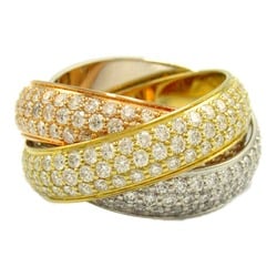 CARTIER Trinity Ring LM Ring Clear diamond 750YG/750PG/750WG Clear