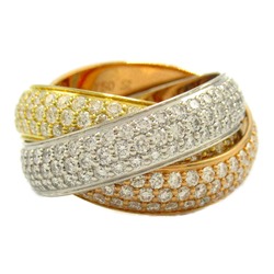 CARTIER Trinity Ring LM Ring Clear diamond 750YG/750PG/750WG Clear