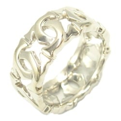 CARTIER Entrelaces Ring Silver K18WG(WhiteGold) Silver