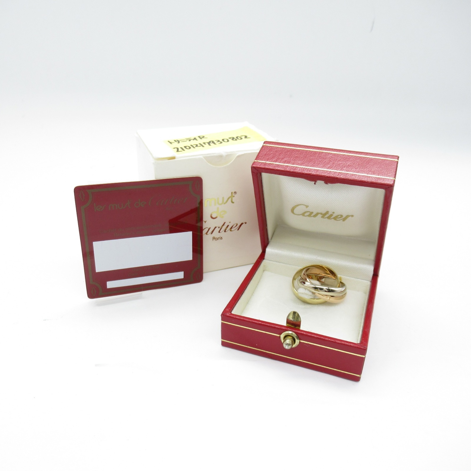 CARTIER Trinity Ring Gold K18 (Yellow Gold) K18PG(Rose Gold) Gold