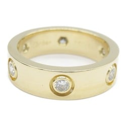 CARTIER love ring full diamond Ring Clear K18 (Yellow Gold) Clear