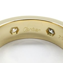 CARTIER love ring full diamond Ring Clear K18 (Yellow Gold) Clear