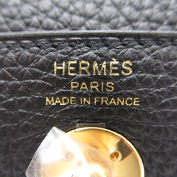 HERMES Lindy Mini Black Shoulder Bag Black Noir Taurillon Clemence leather