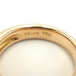 CELINE Dialing Ring Clear K18PG(Rose Gold) Clear