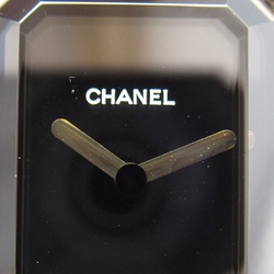 CHANEL Premiere L Wrist Watch H0001 Quartz Black Gold Plated Leather belt H0001