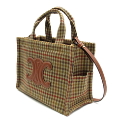 CELINE Molle Kabatais Tote Bag Brown canvas