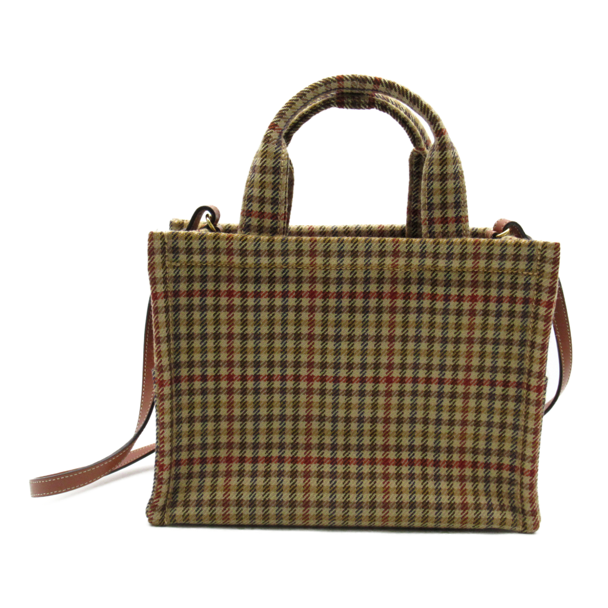 CELINE Molle Kabatais Tote Bag Brown canvas