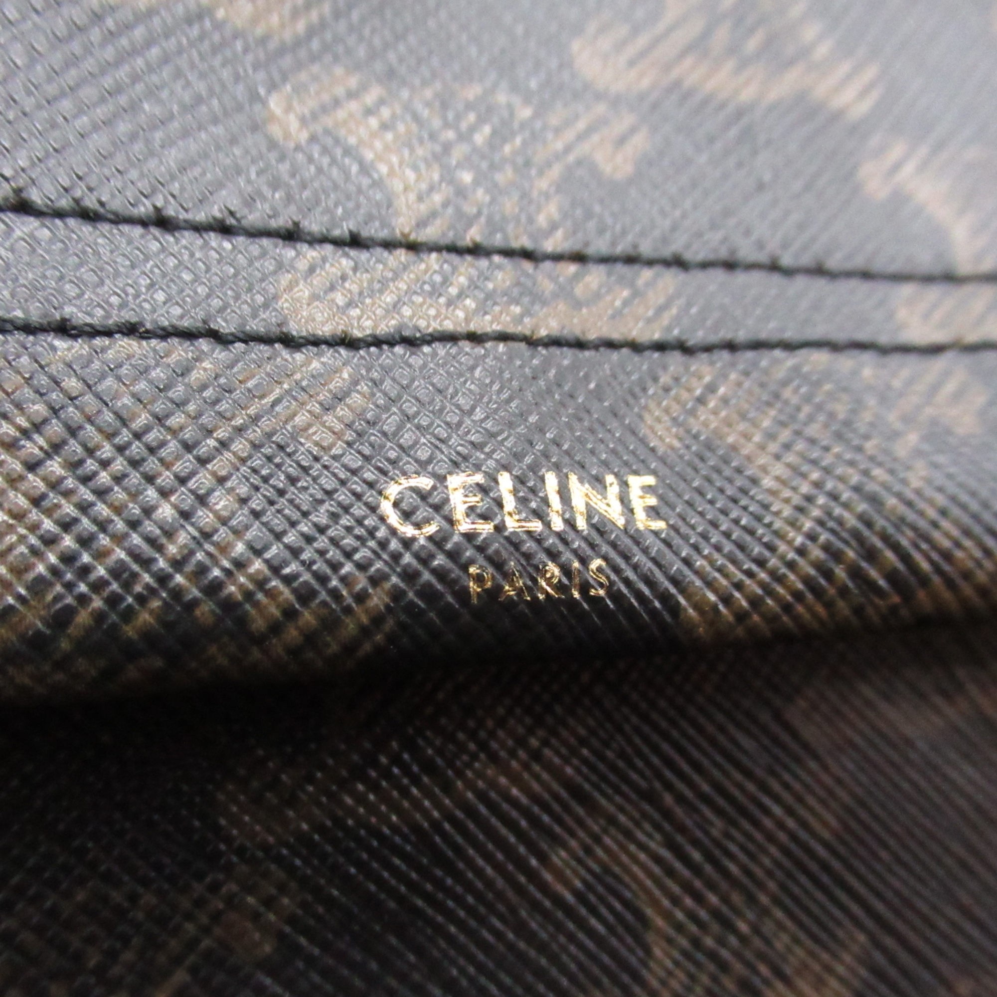 CELINE Medium Backpack Black canvas