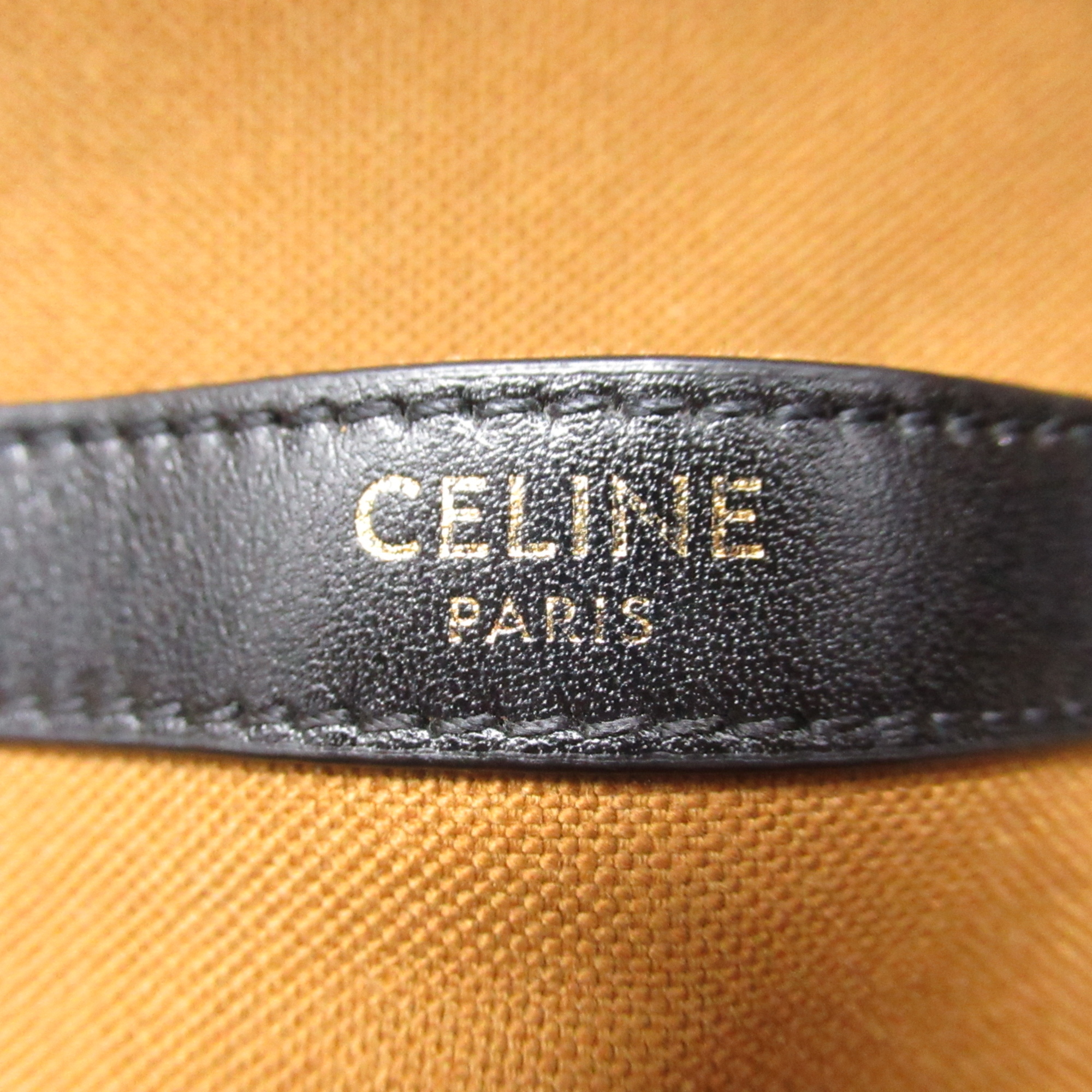 CELINE Medium Backpack Black canvas