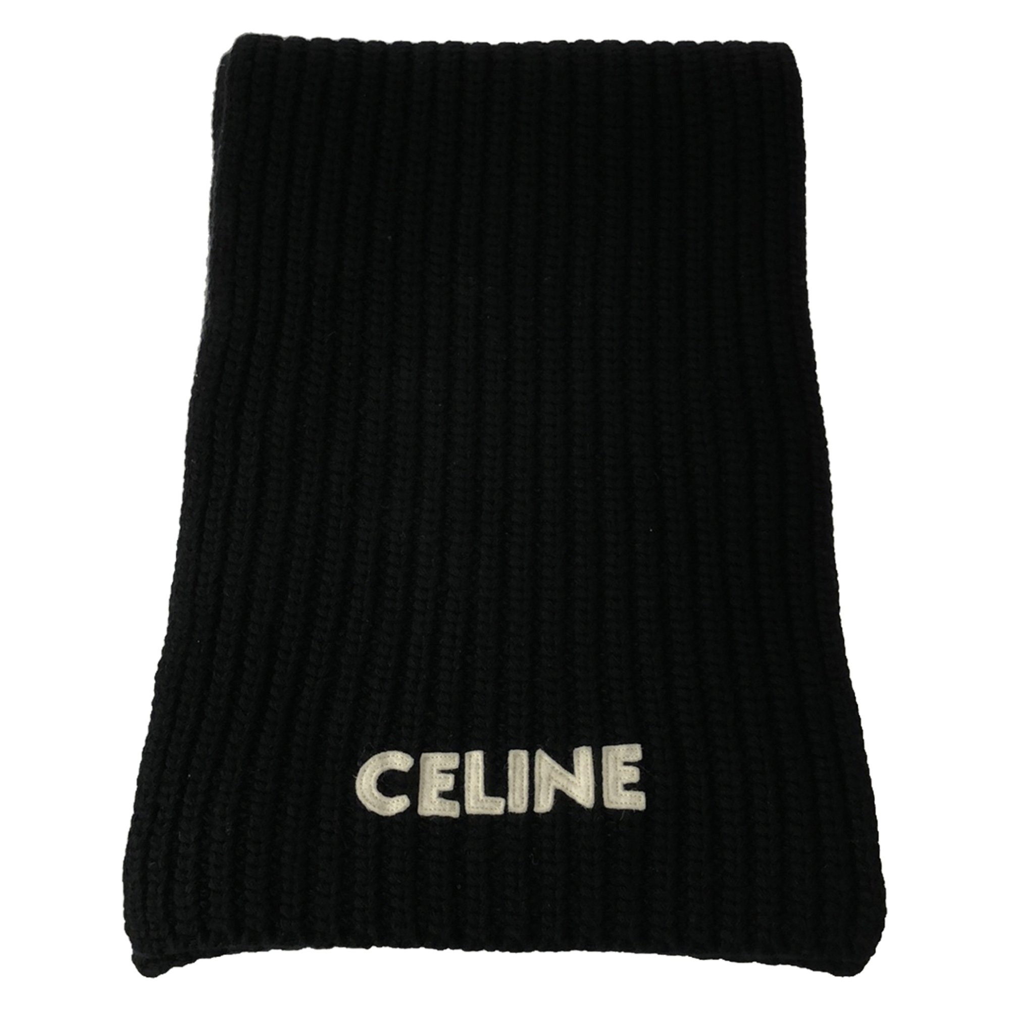 CELINE Scarf Black wool