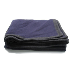 CHANEL blanket Gray wool
