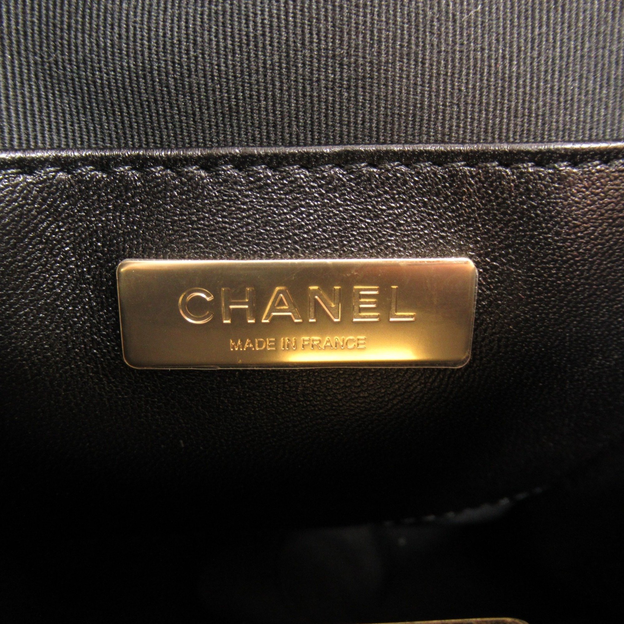 CHANEL Star ChainShoulder Bag Black Lambskin (sheep leather) AS4579