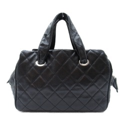 CHANEL Boston bag Black Caviar Skin (Grained Calf)