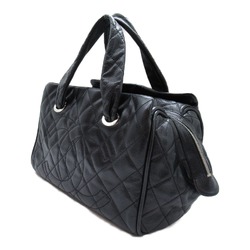 CHANEL Boston bag Black Caviar Skin (Grained Calf)