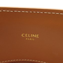 CELINE Vertical Hippo Small White Brown canvas