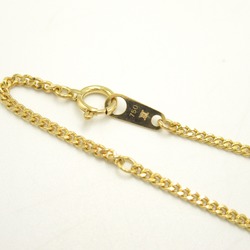 CELINE Logo Circle Necklace Gold K18 (Yellow Gold) Gold