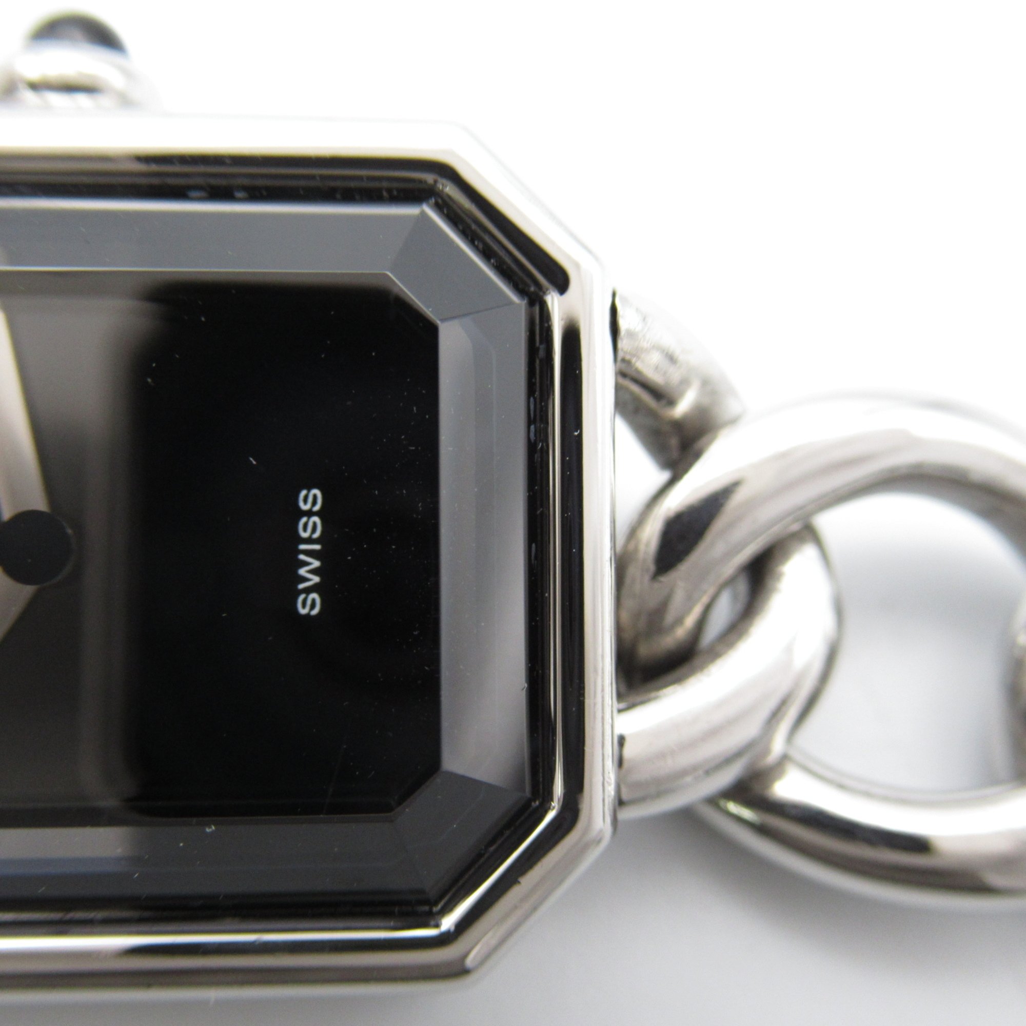 CHANEL Premiere L Wrist Watch H0452 Quartz Black Stainless Steel H0452