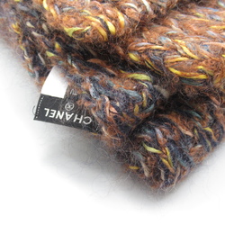 CHANEL Long scarf Brown mohair P57035K07444