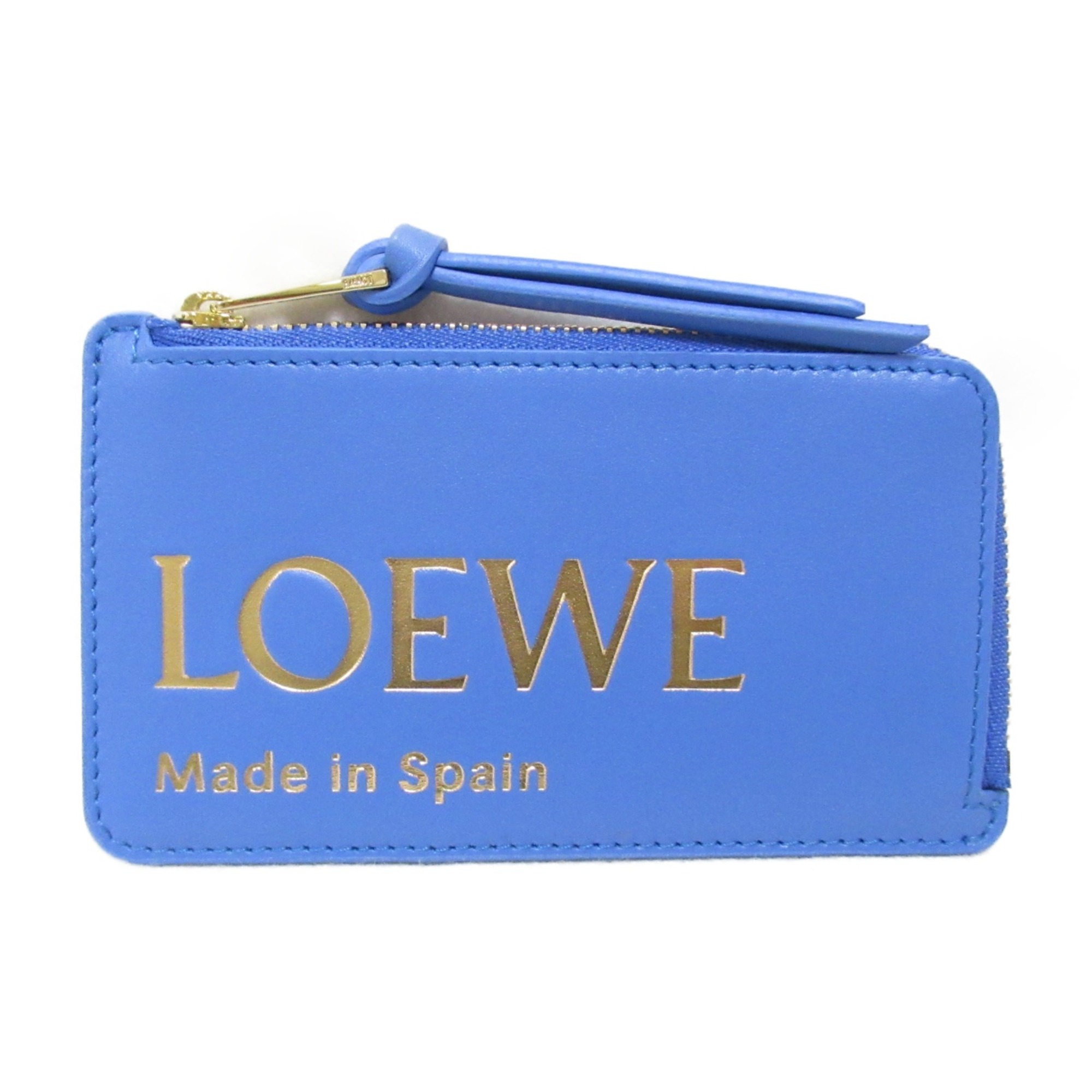 LOEWE Card Case Blue Calfskin (cowhide) CLE0Z40X015695