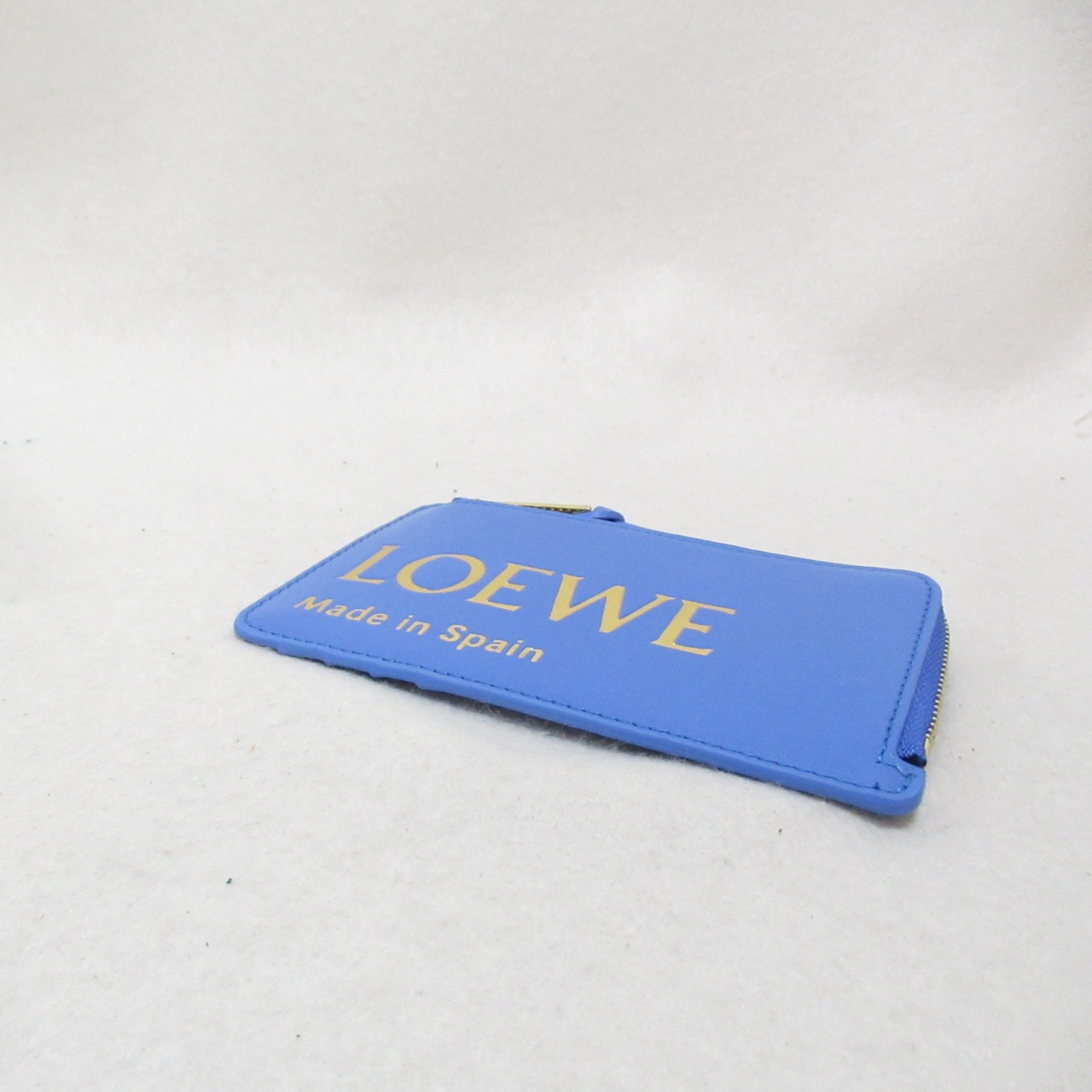 LOEWE Card Case Blue Calfskin (cowhide) CLE0Z40X015695