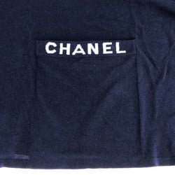 CHANEL Stole with pockets Blue cashmere