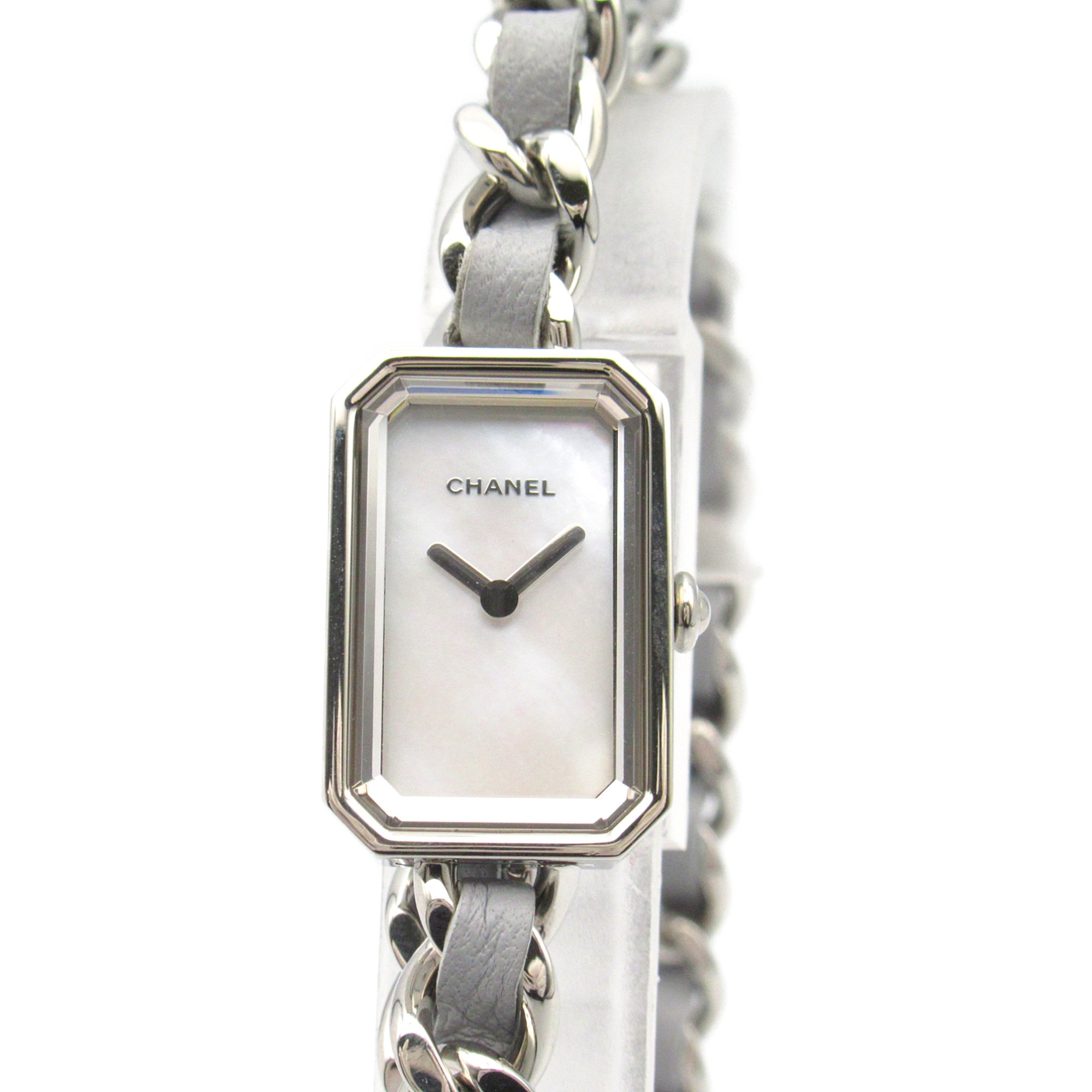 CHANEL Premiere Rock Wrist Watch H4327 Quartz White White shell Stainless Steel Leather belt H4327 eLADY Globazone