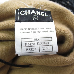 CHANEL Scarf Brown cashmere P34301K00940