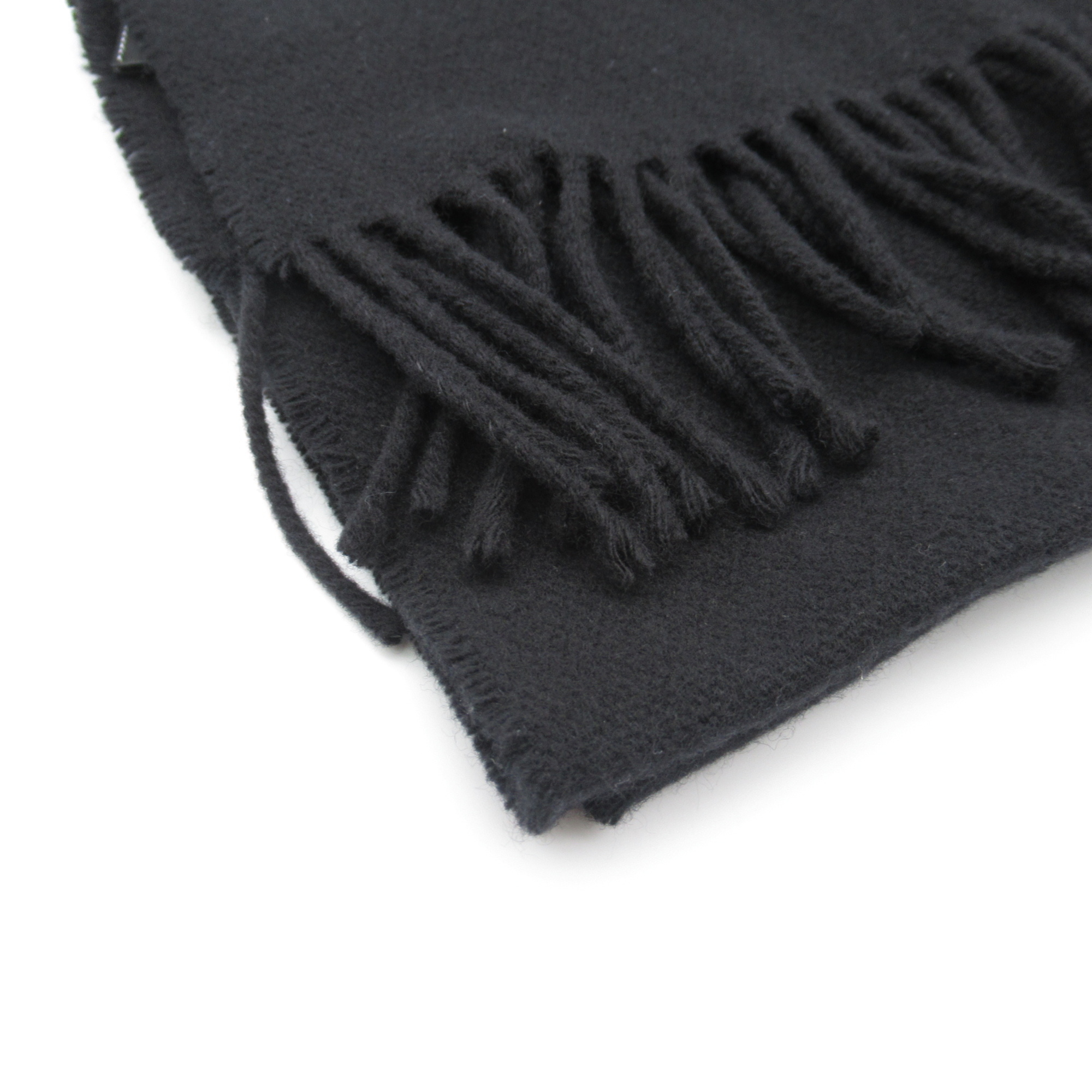 CHANEL Scarf Black wool