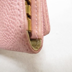 CHANEL 6 key holders Pink Caviar Skin (Grained Calf)