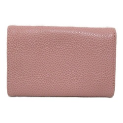 CHANEL 6 key holders Pink Caviar Skin (Grained Calf)