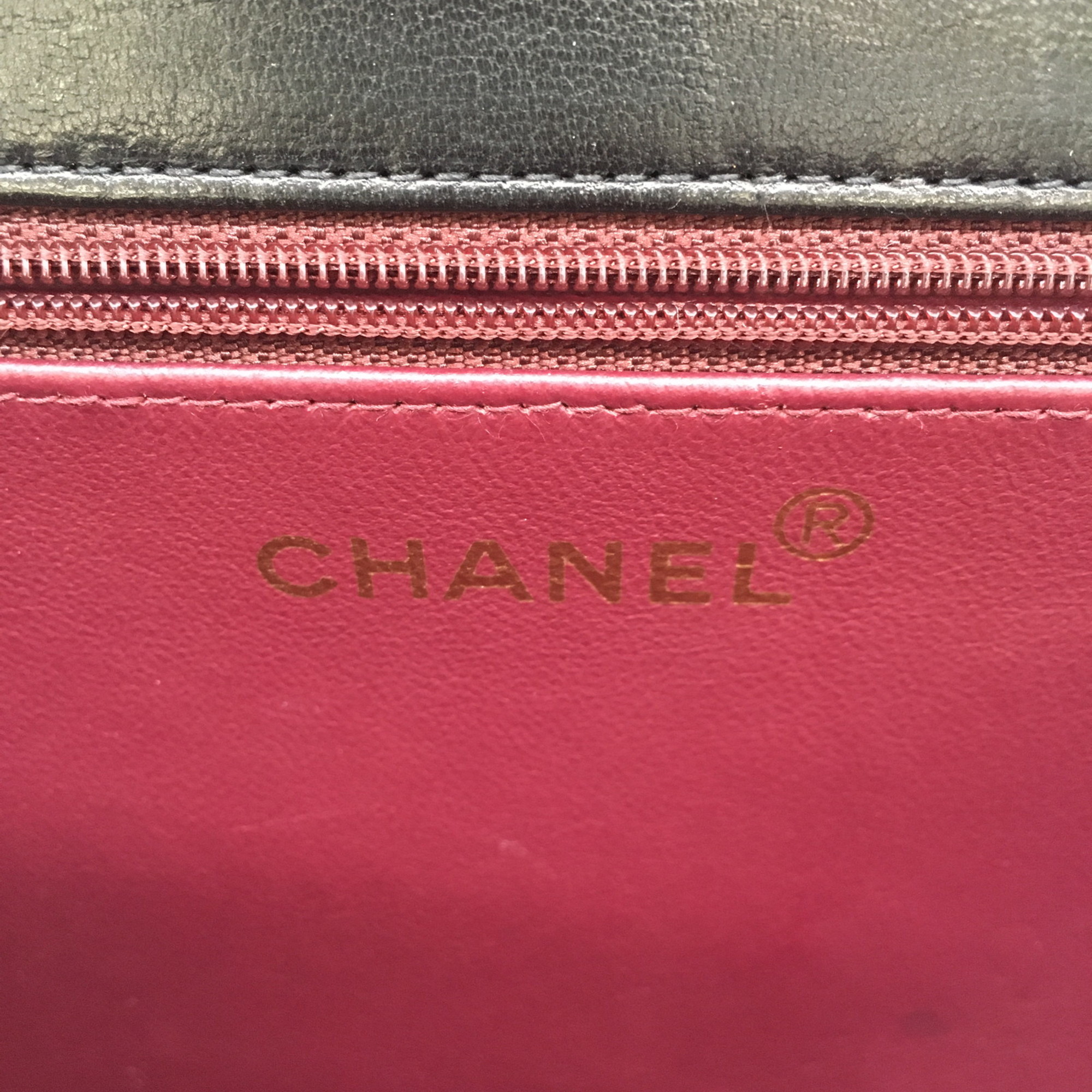 CHANEL Matelasse Push Lock ChainShoulder Black Lambskin (sheep leather)