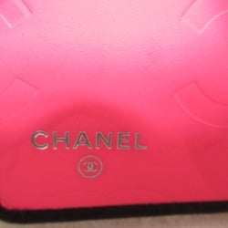 CHANEL Cambon Line ZIP long wallet Black leather