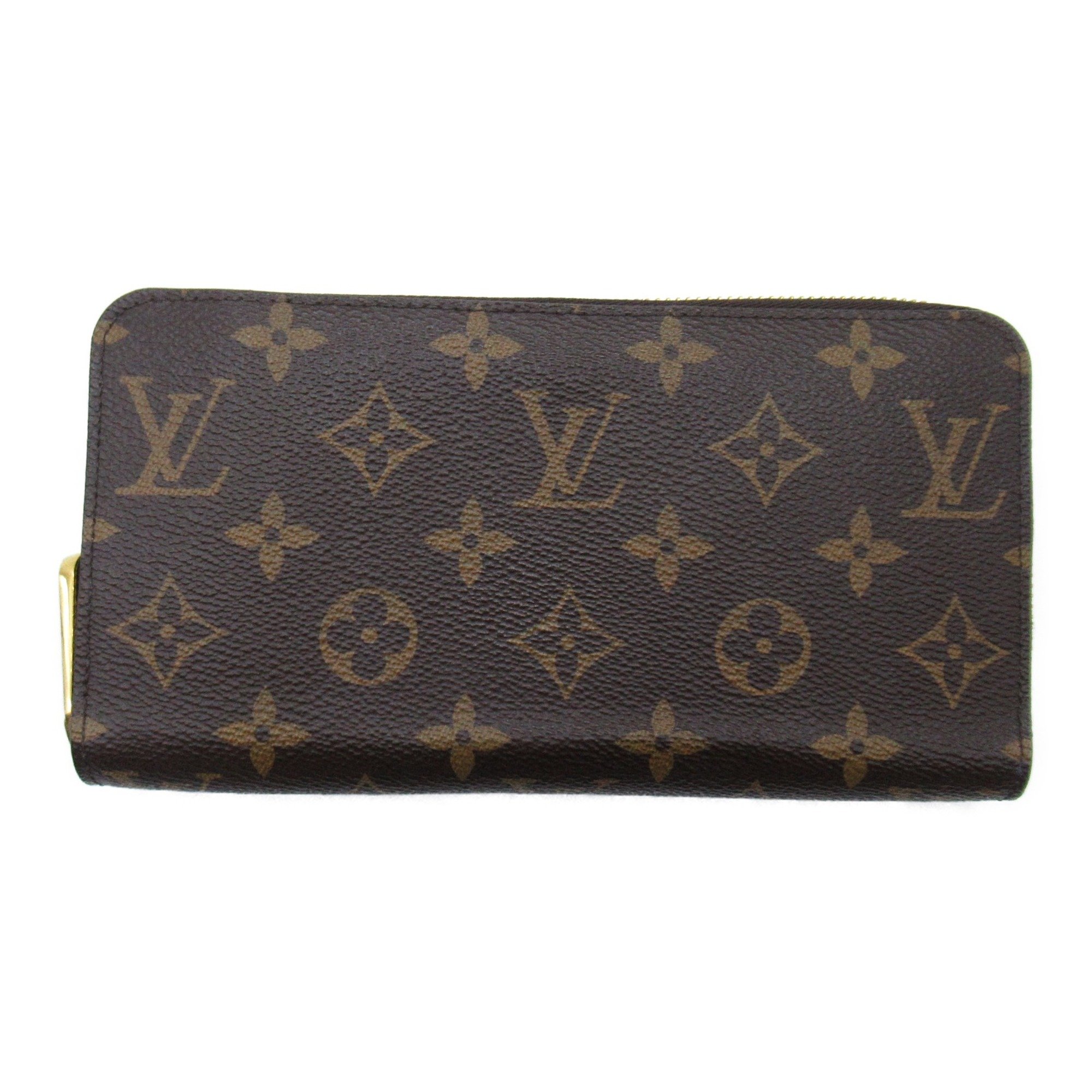 LOUIS VUITTON Zippy wallet Brown Fuschia Monogram PVC coated canvas M41895