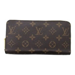 LOUIS VUITTON Zippy wallet Brown Fuschia Monogram PVC coated canvas M41895