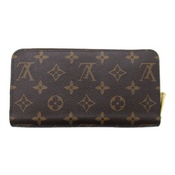 LOUIS VUITTON Zippy wallet Brown Fuschia Monogram PVC coated canvas M41895