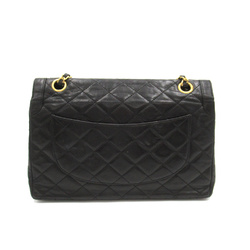 CHANEL Paris exclusive Matelasse Chain Shoulder Black Lambskin (sheep leather)