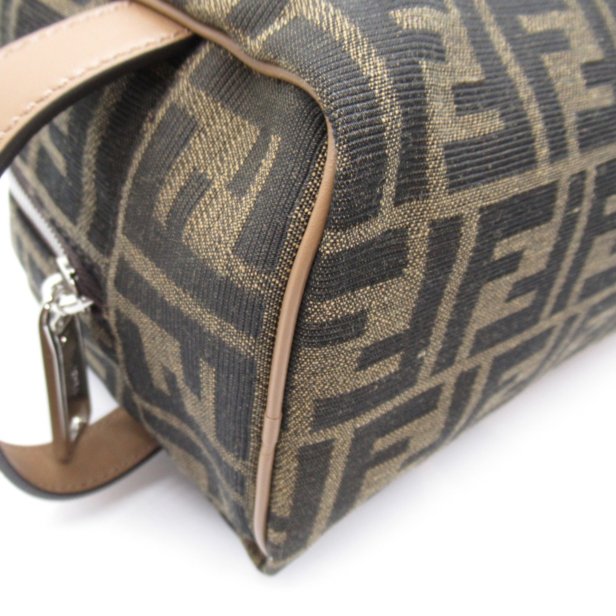 FENDI FF jacquard pouch Brown Fa Brique 7N0141ALWKF1HRM