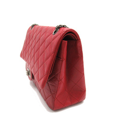 CHANEL 2.55ChainShoulder Red leather