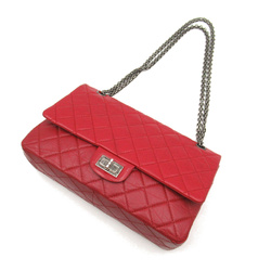 CHANEL 2.55ChainShoulder Red leather