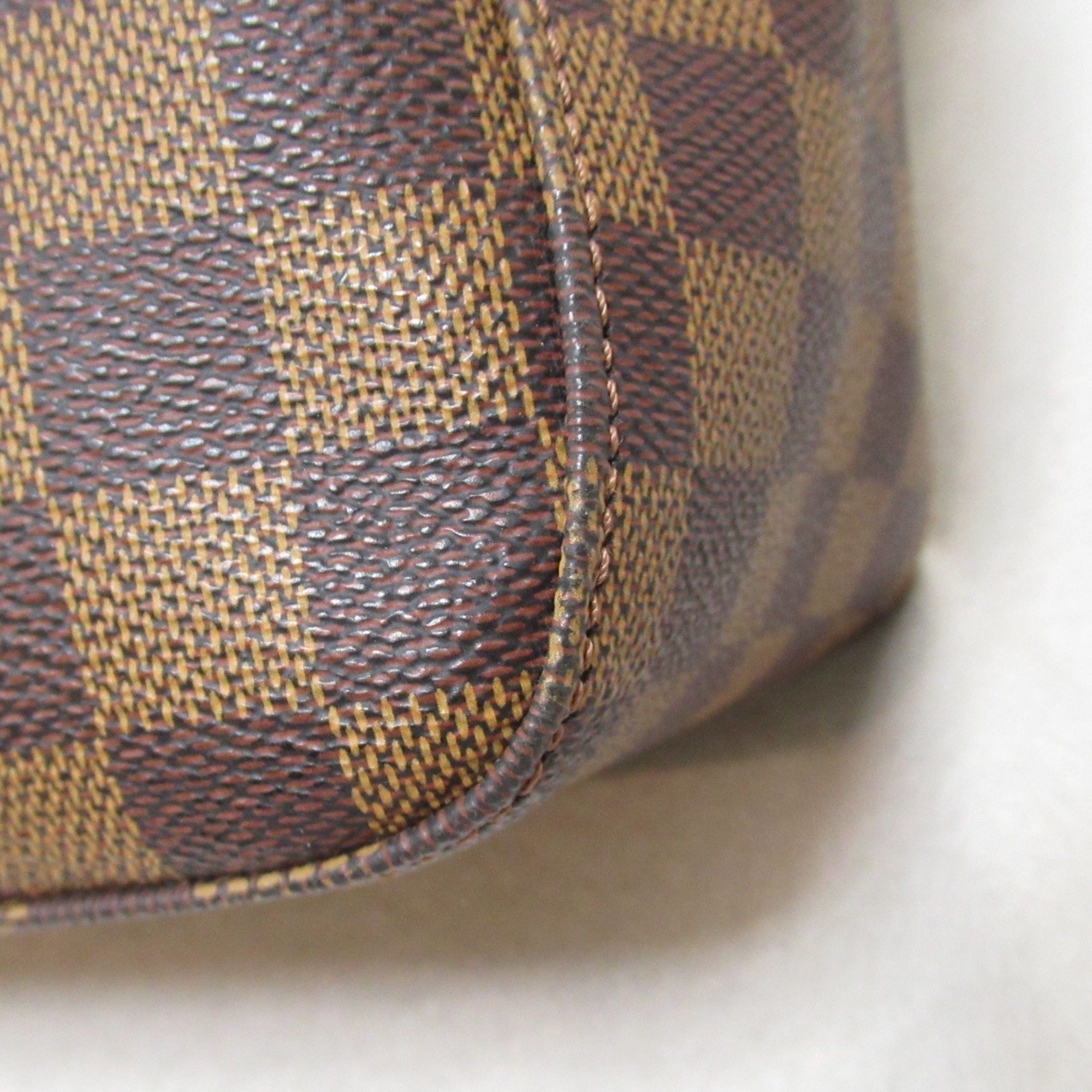 LOUIS VUITTON Looping GM Shoulder Bag Brown Damier PVC coated canvas N51144