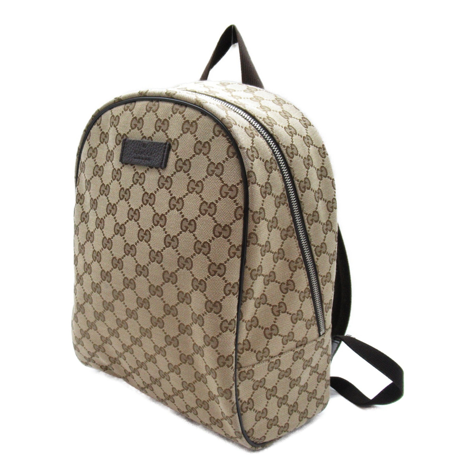 GUCCI Rucksack Beige Brown GG canvas 449906