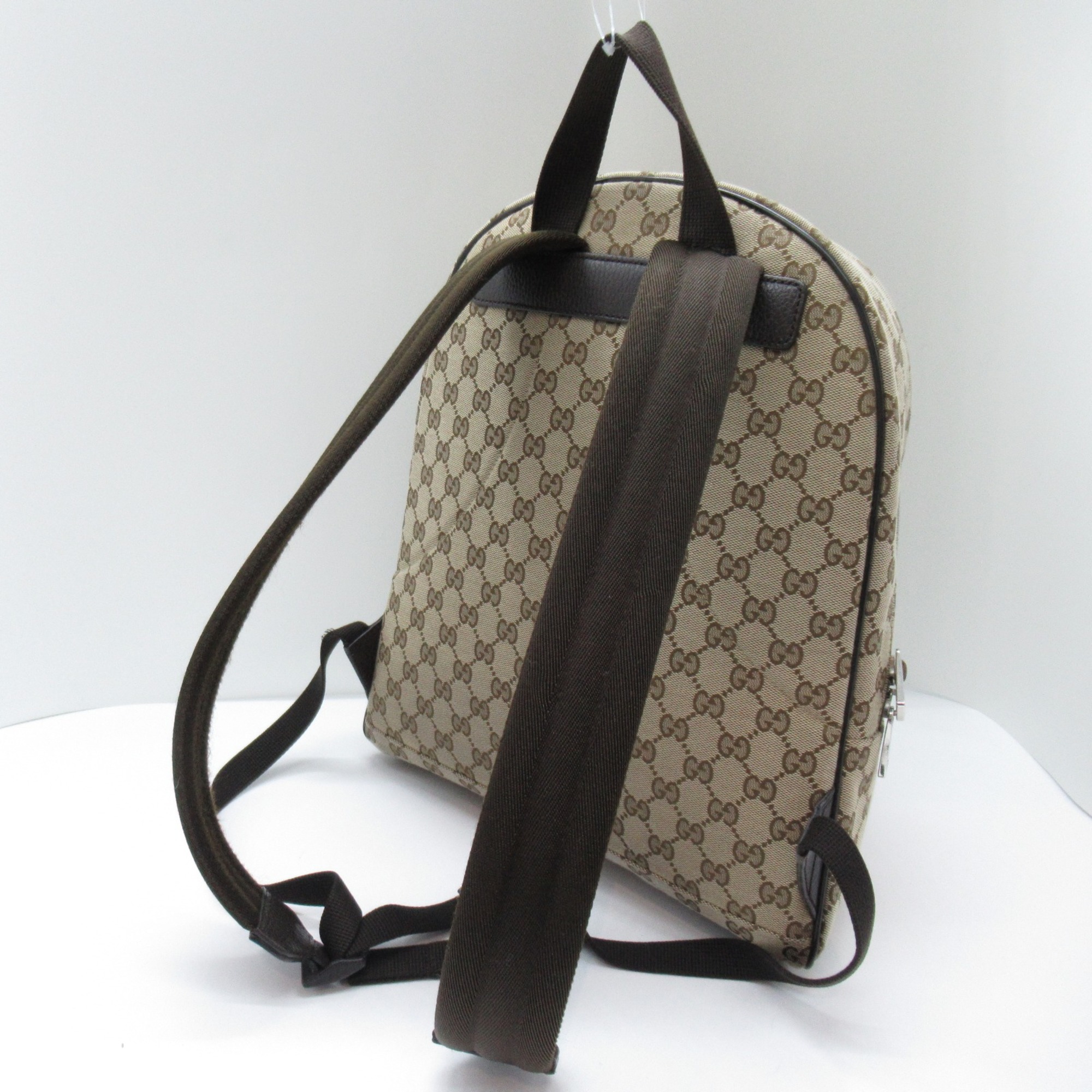 GUCCI Rucksack Beige Brown GG canvas 449906