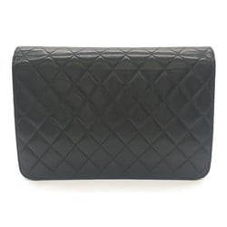 CHANEL Matelasse Push Lock ChainShoulder Black Lambskin (sheep leather)