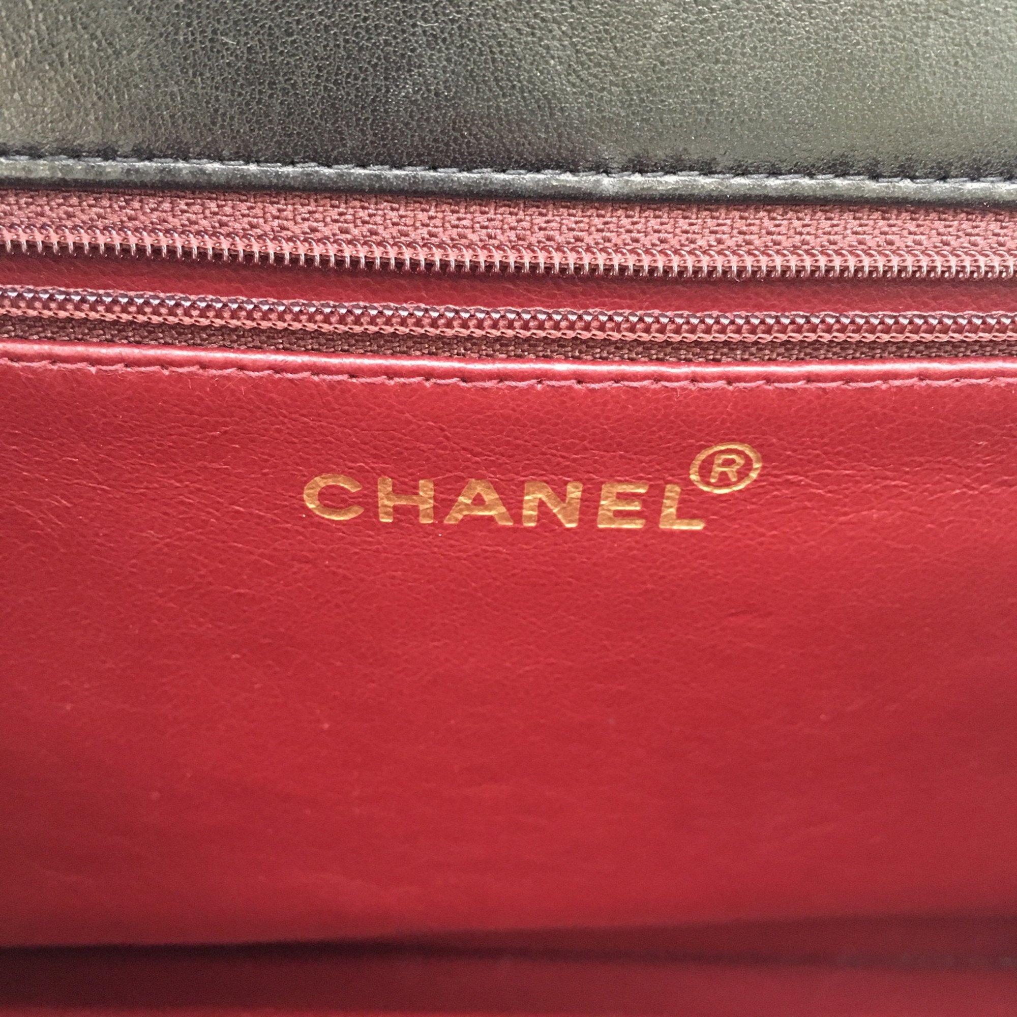 CHANEL Matelasse Push Lock ChainShoulder Black Lambskin (sheep leather)