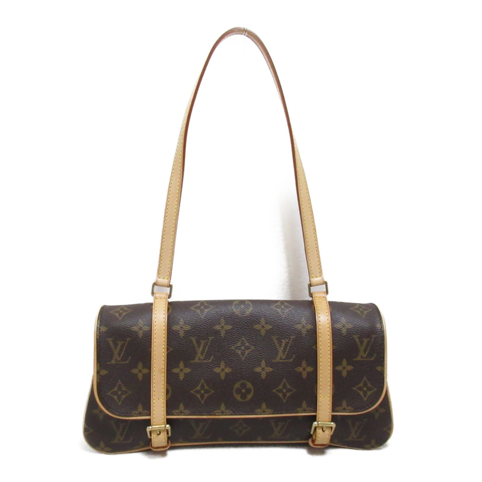 LOUIS VUITTON Murrell Shoulder Bag Brown Monogram PVC coated canvas M51157