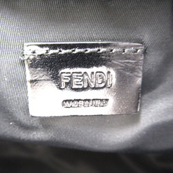 FENDI business bag Black canvas leather 7N0141