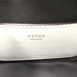 FENDI Camera Mini Shoulder Bag White leather 8BS077ANWTF0QVL