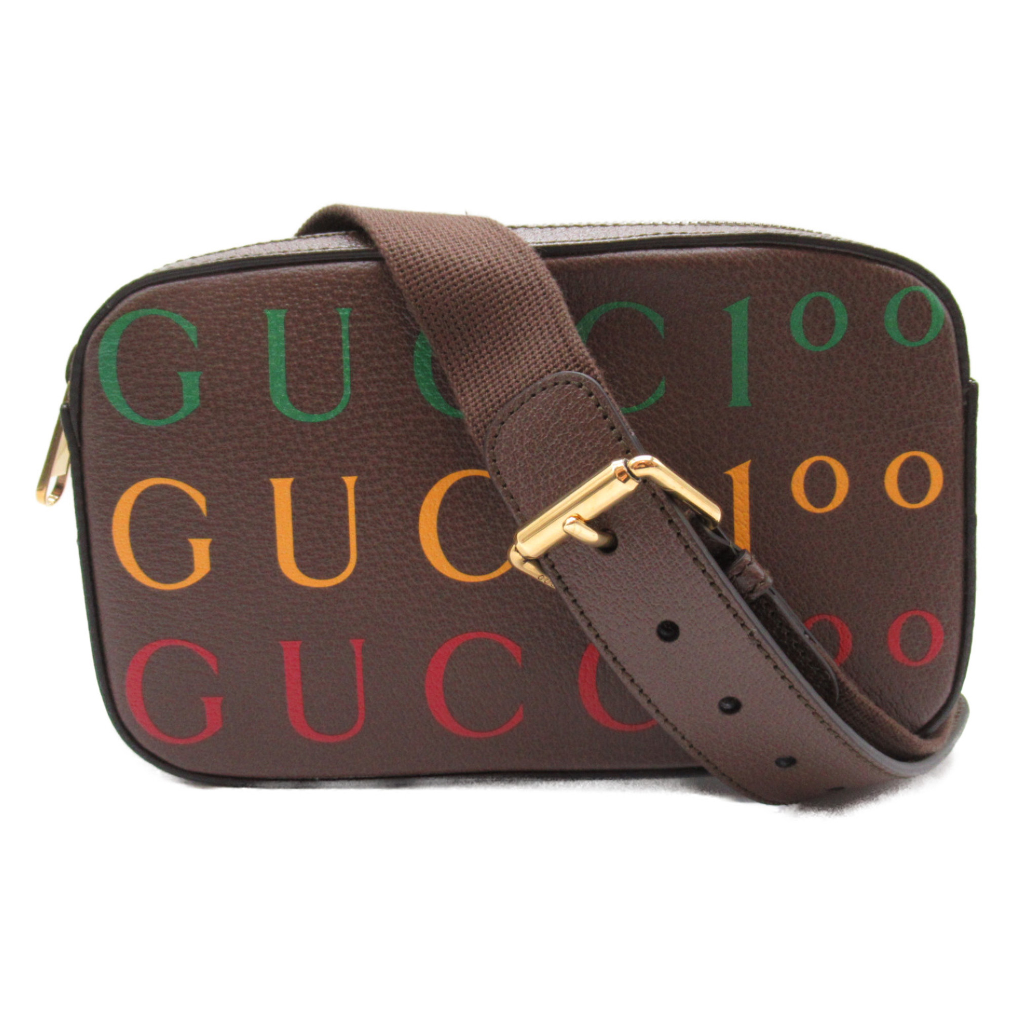 GUCCI Waist bag Brown Calfskin (cowhide) 602695