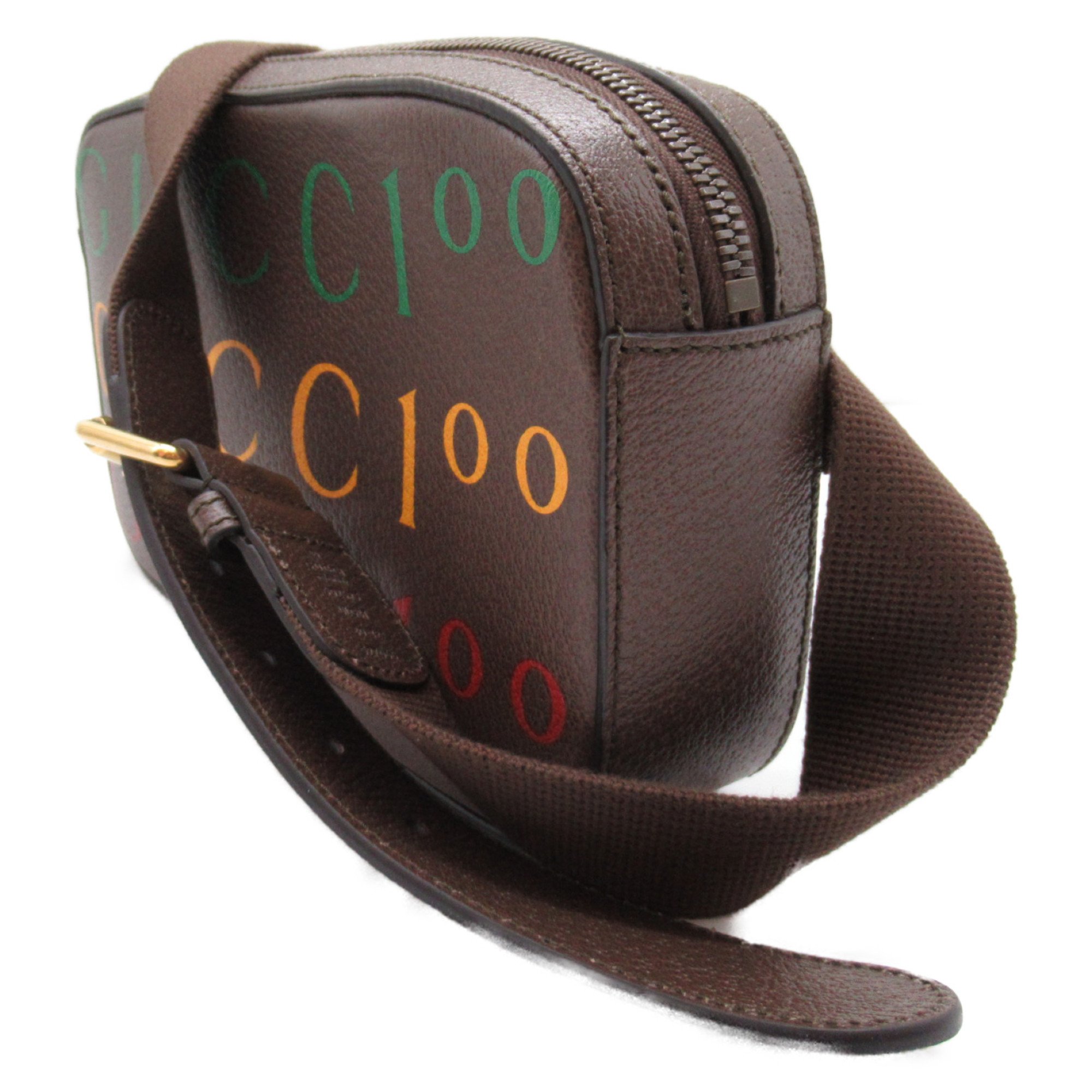 GUCCI Waist bag Brown Calfskin (cowhide) 602695