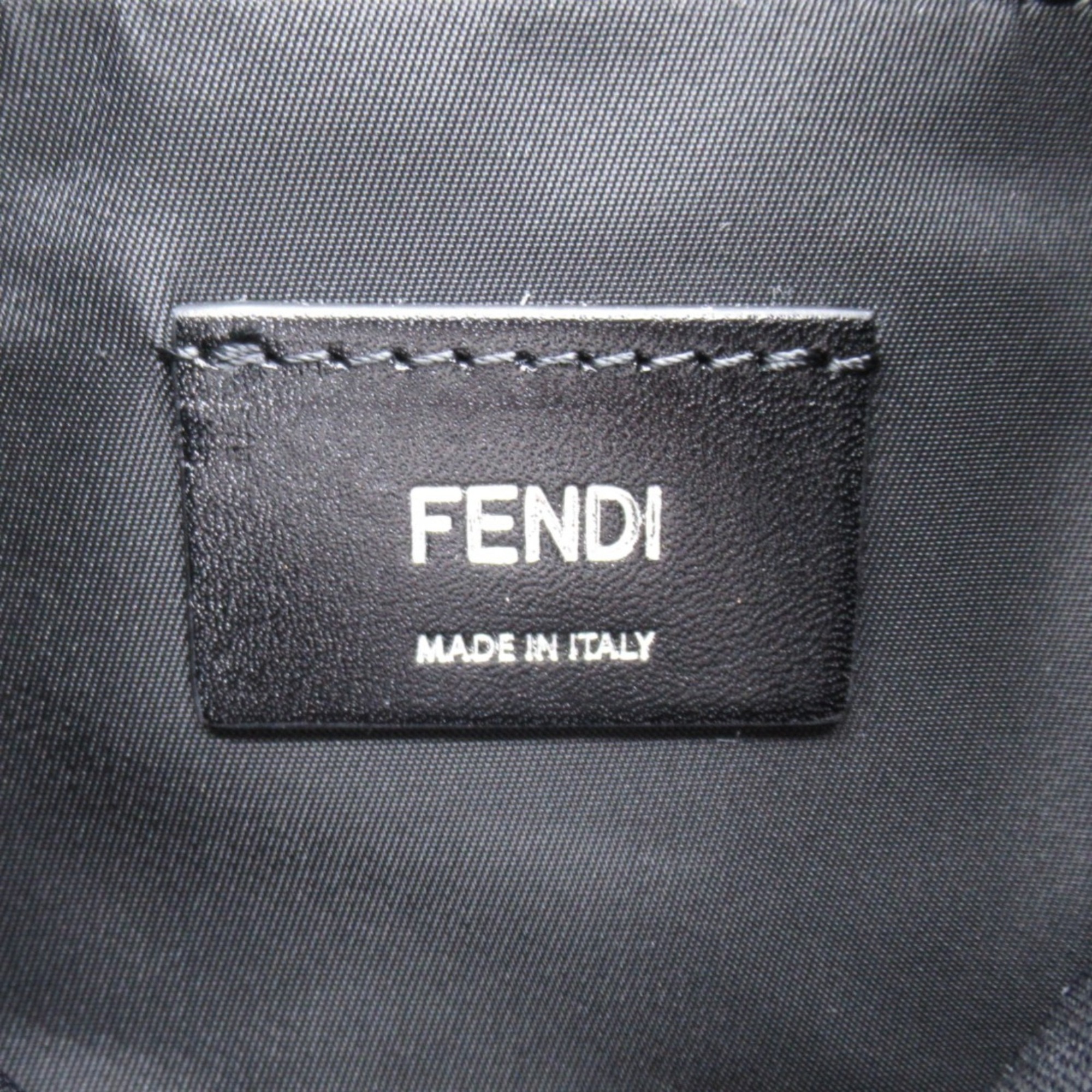 FENDI Rucksack Backpack Black Fa Brique 7VZ067AG0MF0NPN